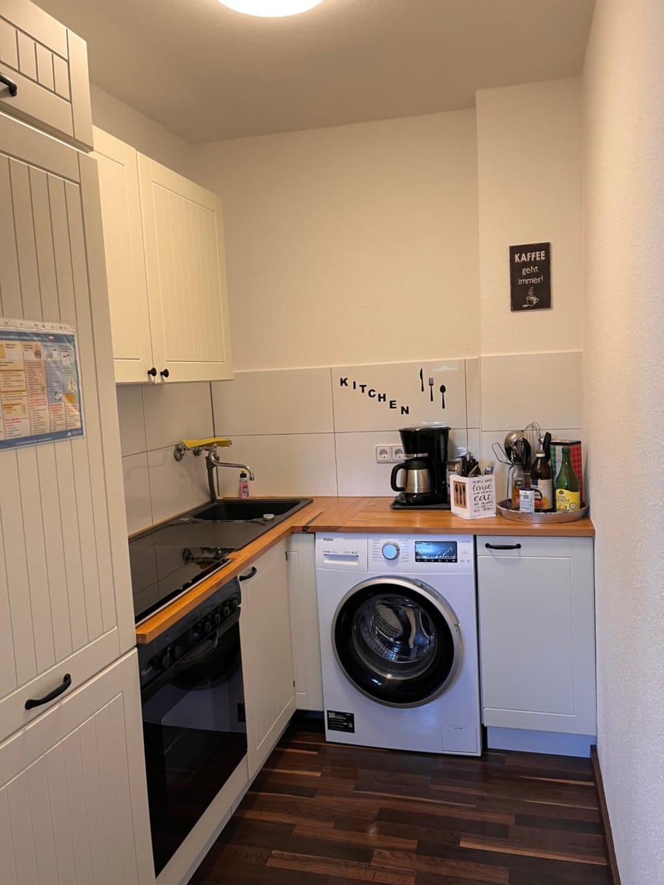 Coffee/tea facilities, Kitchen or kitchenette, pet friendly, stove, toaster, washing machine