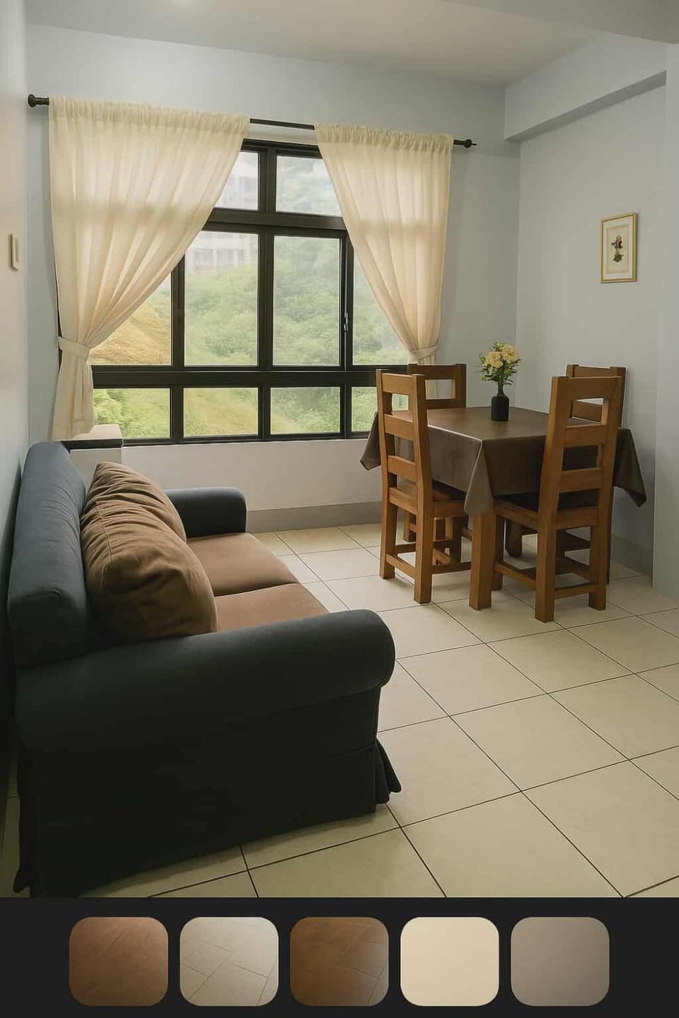 Living room, Dining area