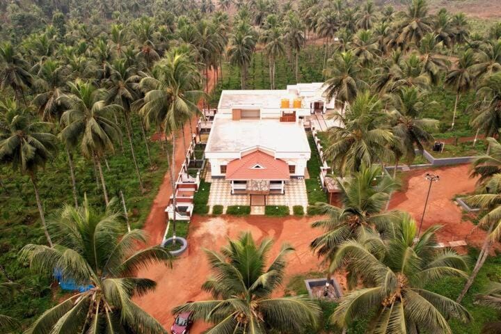 Property building, Neighbourhood, Natural landscape, Bird's eye view