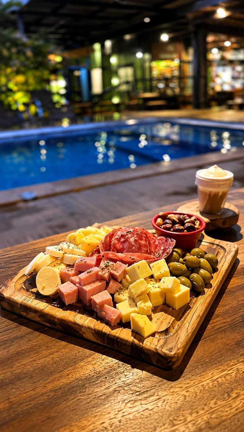 Food, Pool view