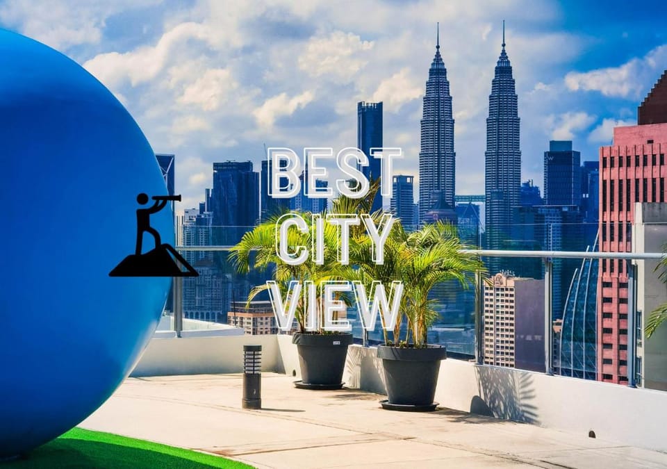 Property building, Text overlay, City view