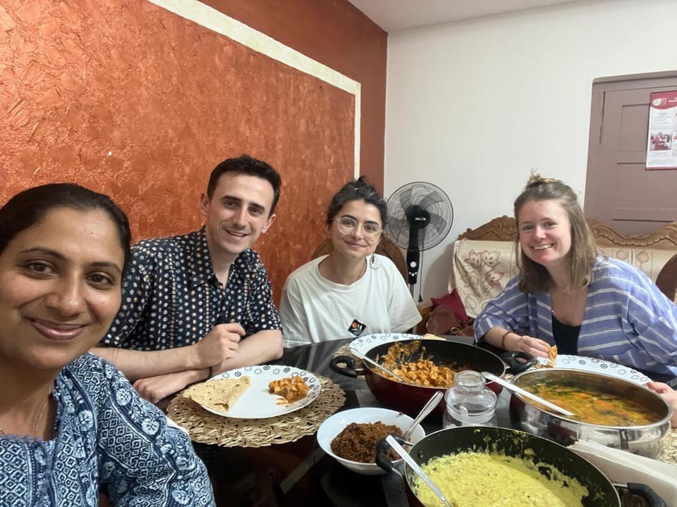 Dinner, group of guests