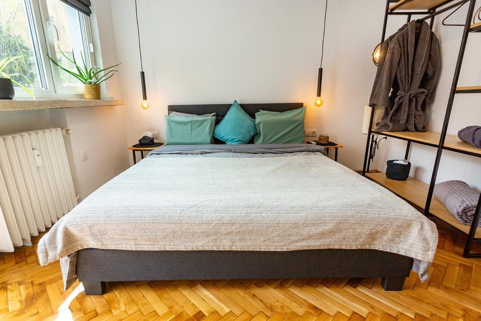 Bed, Bedroom, wardrobe