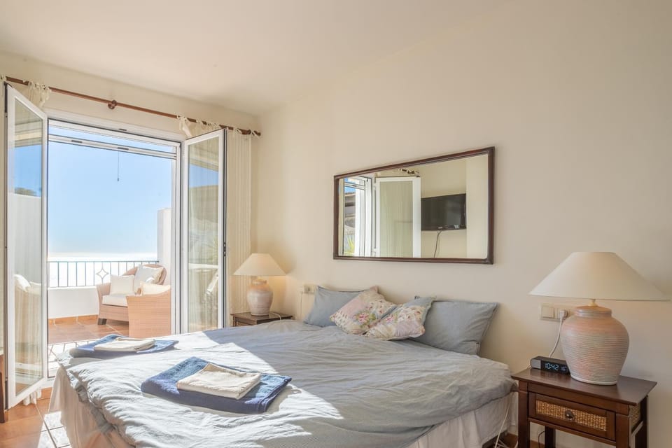 Property building, Living room, Bedroom