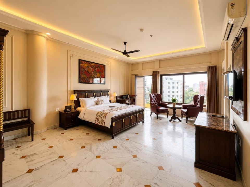 Bed, Photo of the whole room, Dining area, Bedroom, Guests