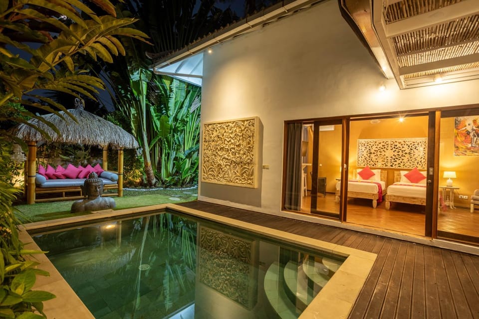 Patio, Natural landscape, Garden, Garden view, Pool view, Swimming pool