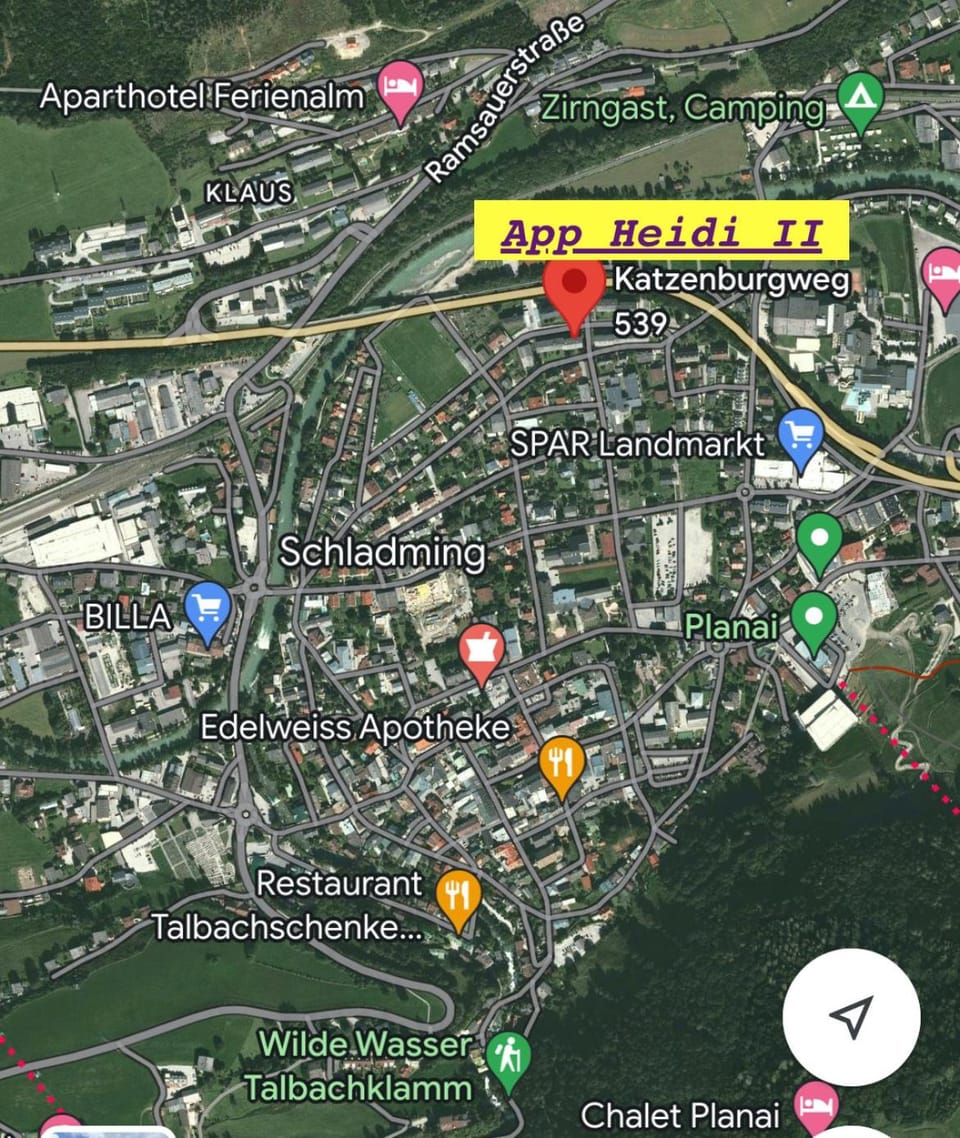 Appartement Heidi II (ohne Balkon/Terrasse) Apartment in Schladming