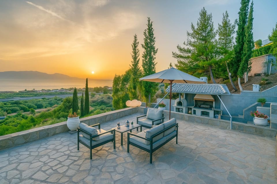Patio, View (from property/room), Sunset