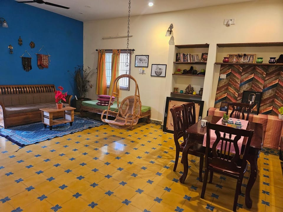 A Chettinad 3bhk AC Villa in Coimbatore on the way to Adiyogi and nearer to Maruthamalai Villa in Coimbatore