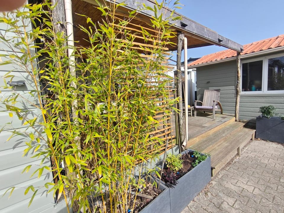 Maison 47m2 climatisé, piscine,linge fourni Chalet in Gujan-Mestras