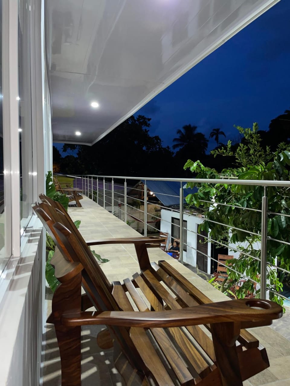 Night, View (from property/room), Balcony/Terrace