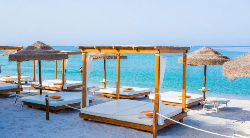 Natural landscape, Beach, Sea view, sunbed