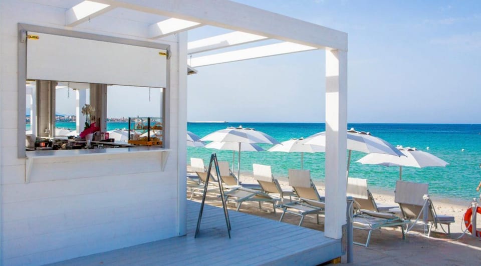 Natural landscape, Beach, sunbed