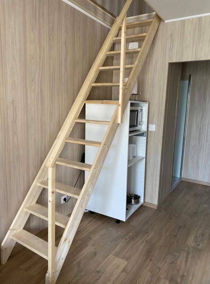 Duplex atypique en bois entre ville et verdures House in Centre-Val de Loire