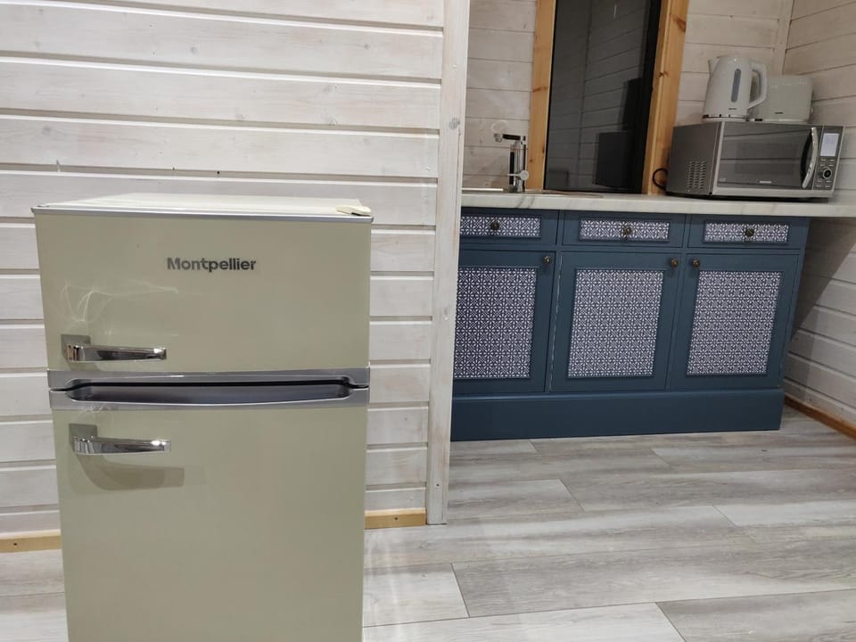 Kitchen or kitchenette, minibar