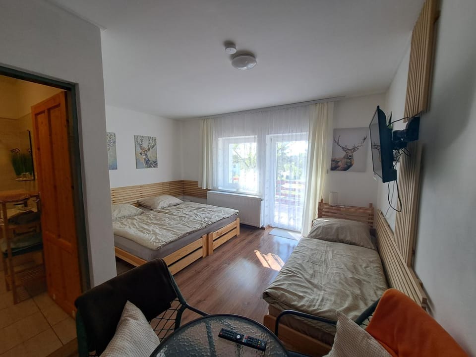 Bed, TV and multimedia, Photo of the whole room, Bedroom