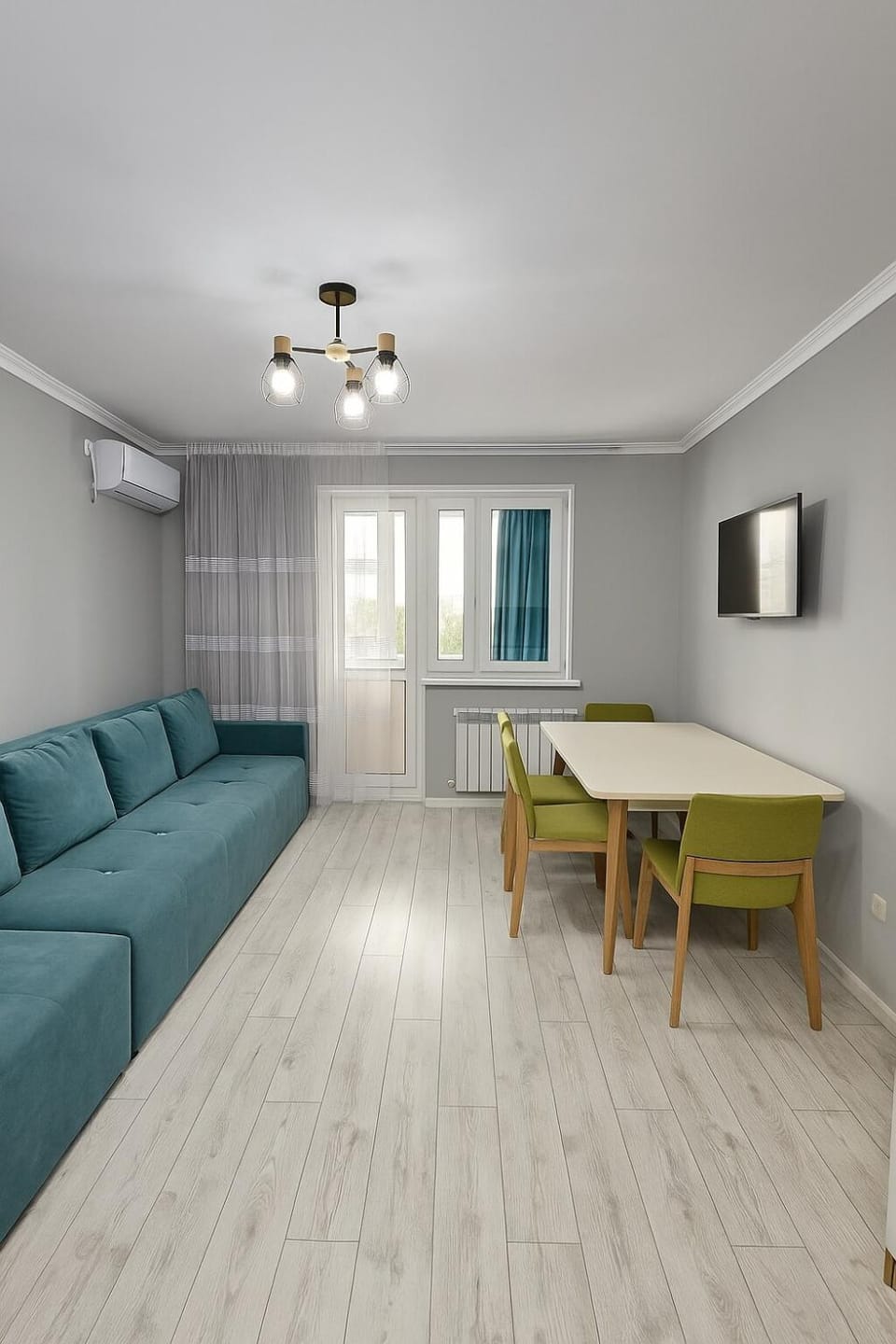 Апартамент с красивым балконом 10 Apartment in Almaty