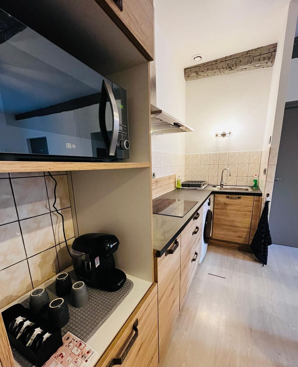 Coffee/tea facilities, Kitchen or kitchenette, minibar, stove