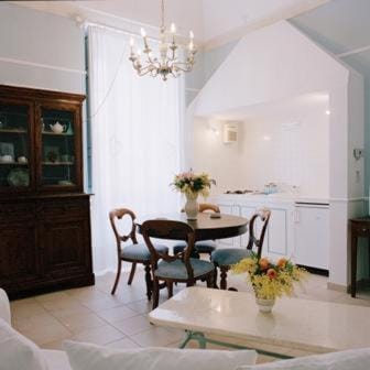 Kitchen or kitchenette, Living room