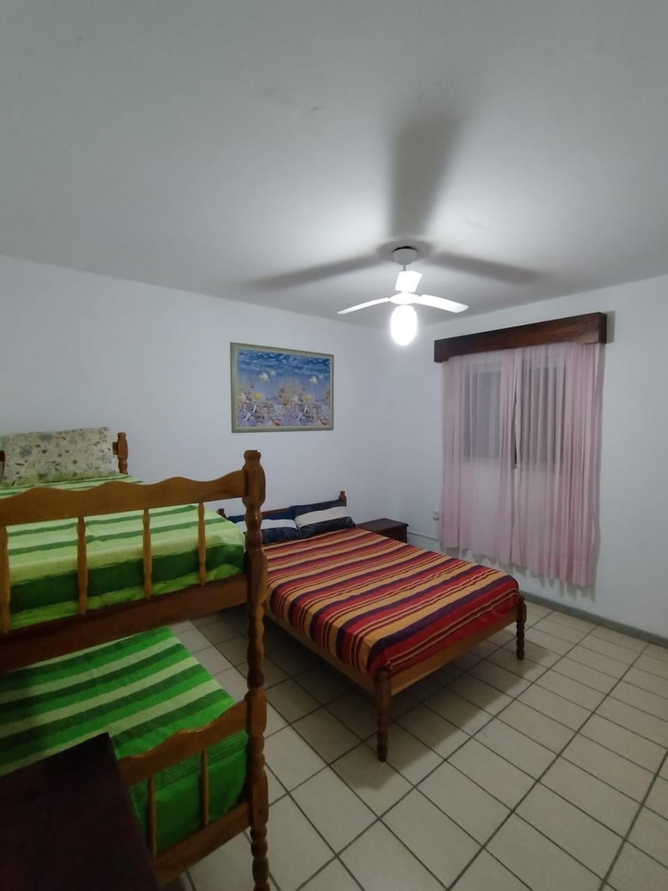 Photo of the whole room, bunk bed