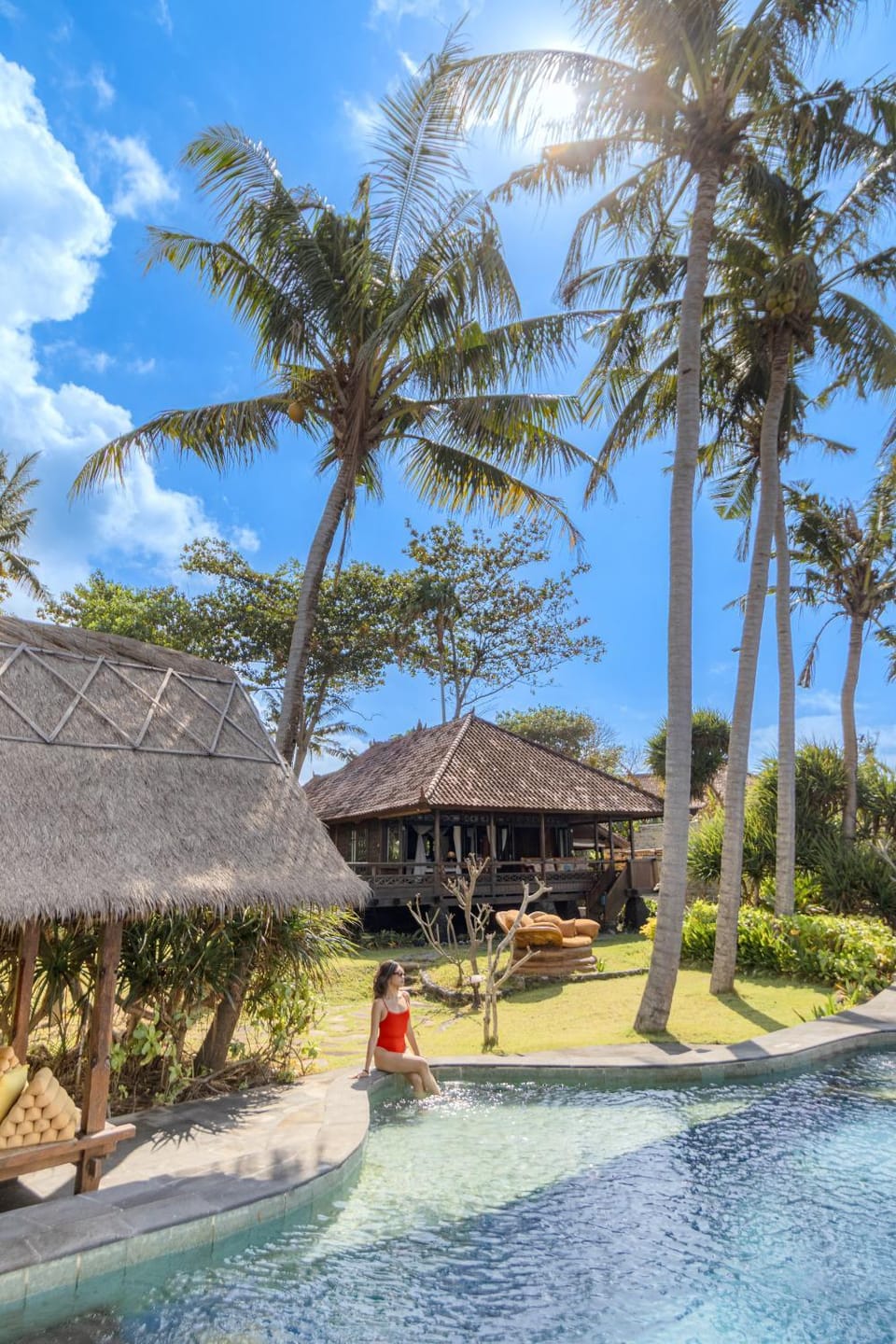 Patio, Natural landscape, Garden, View (from property/room), Garden view, Pool view, Swimming pool, sunbed
