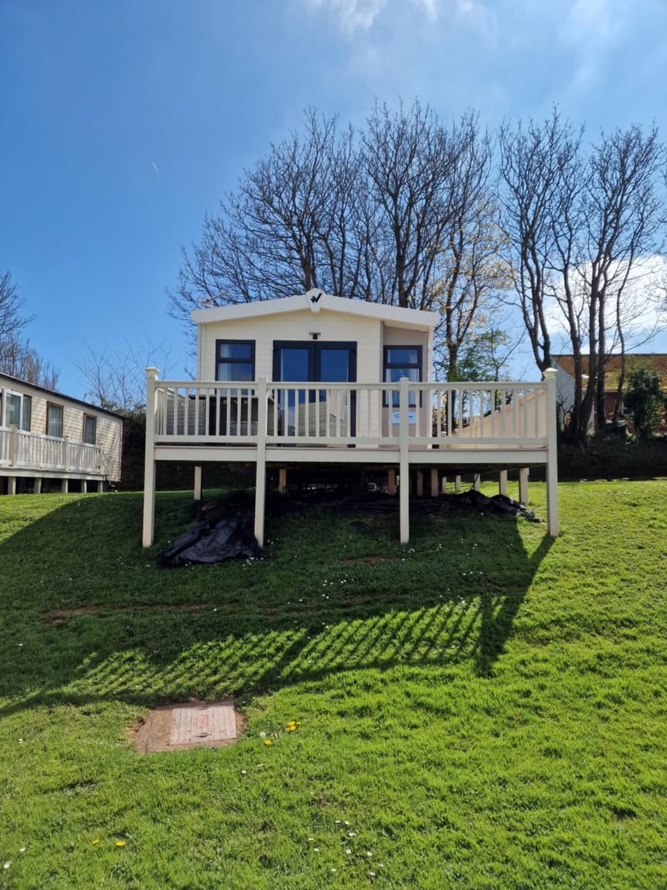 Property building, Garden view