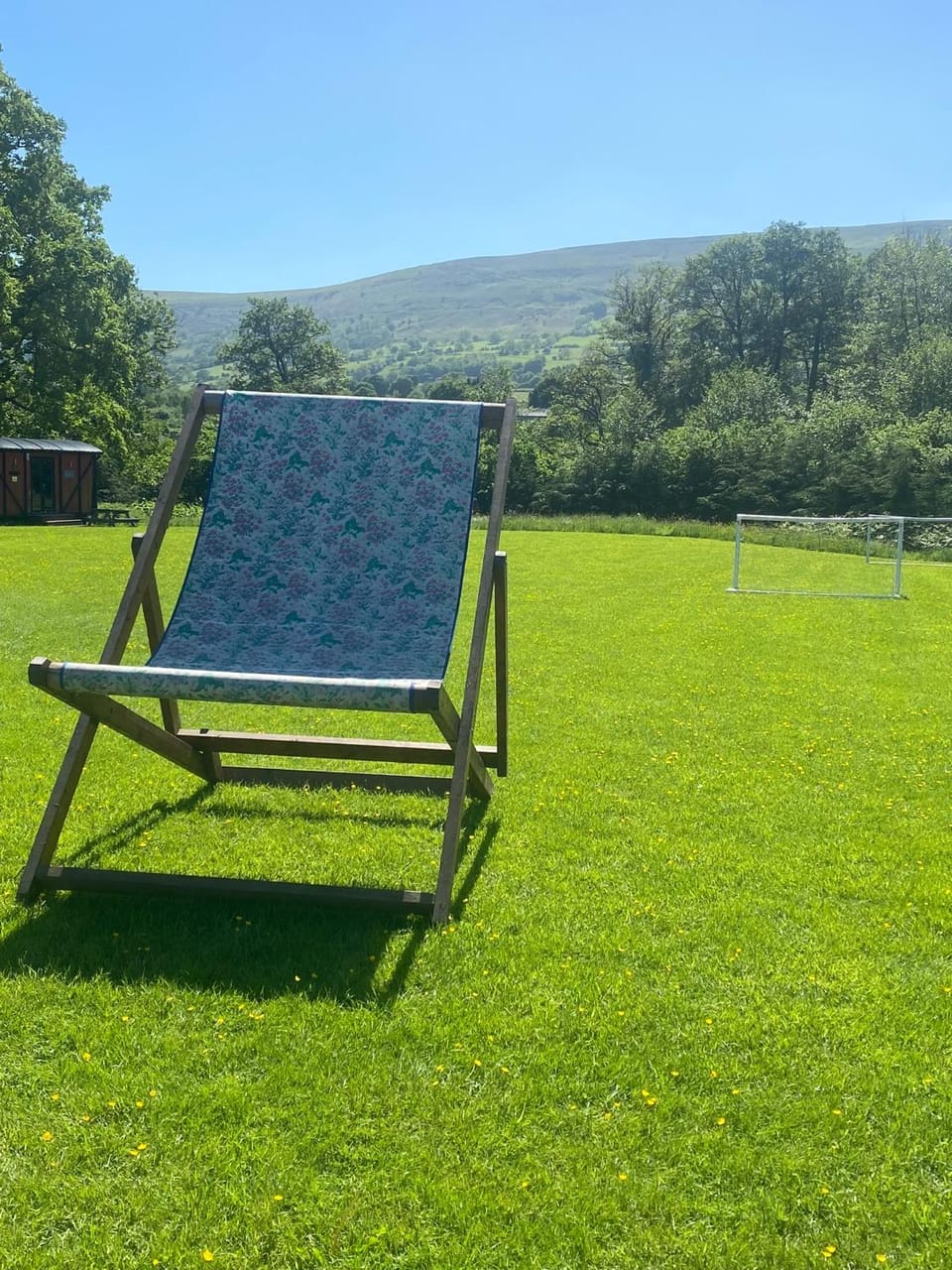 Mountain view, sunbed