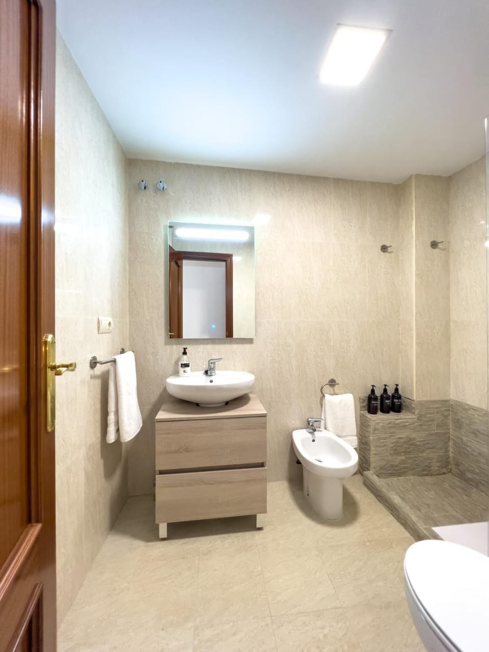 Shower, Toilet, Bathroom, towels