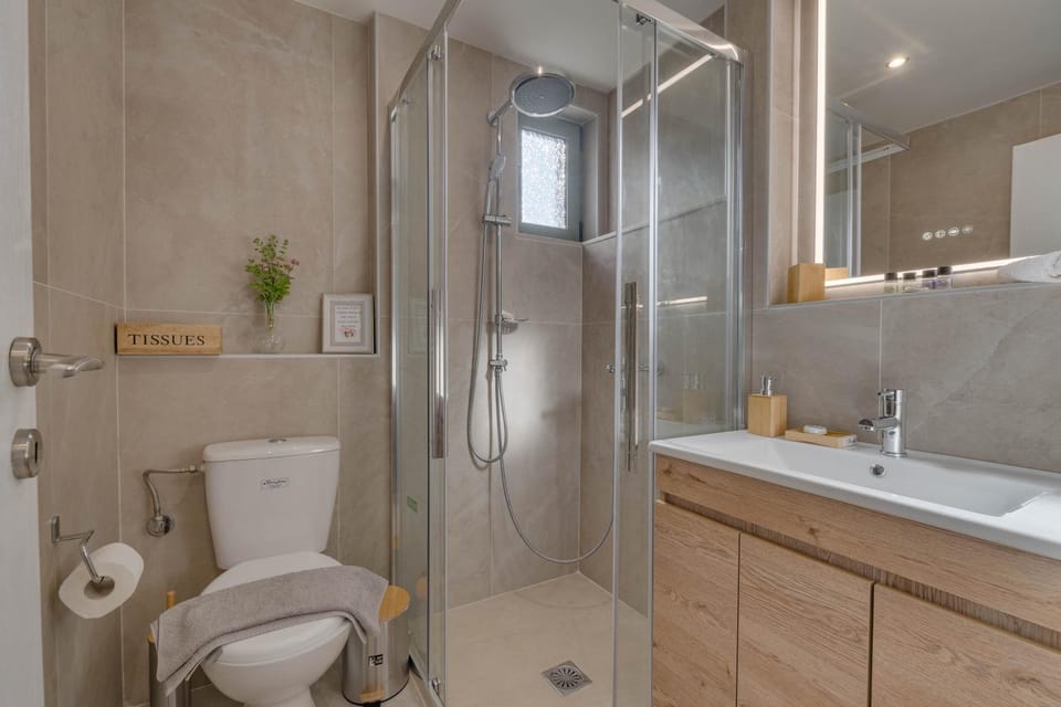 Shower, Toilet, Bathroom, towels