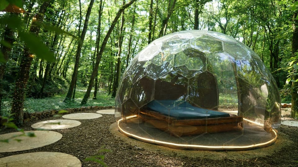 Ô Pays Des Bois - Bulles et logements insolites en pleine nature - Adults Only Luxury tent in Auvergne-Rhône-Alpes