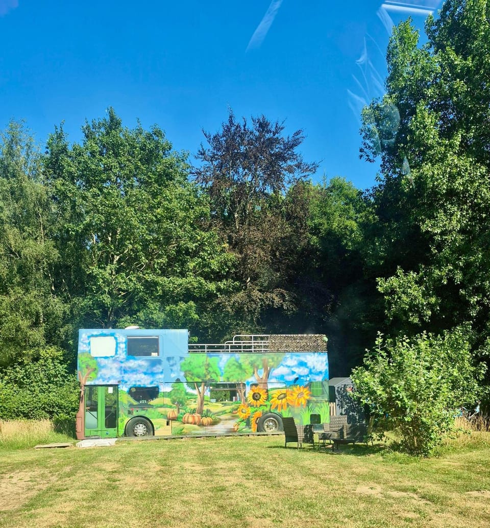 Delightful Converted Double Decker Bus with Hot Tub sleeps 4 Campground/ 
RV Resort in Mid Sussex District