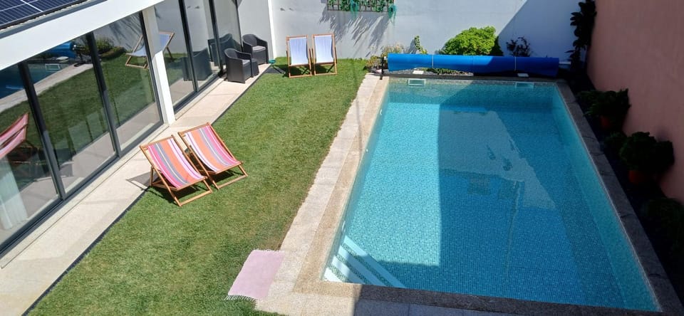 Patio, Garden, Pool view, Swimming pool, sunbed