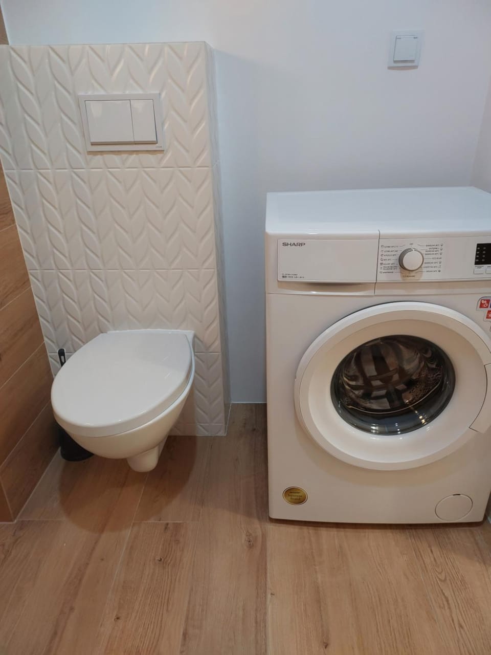 Toilet, Bathroom, washing machine, dryer