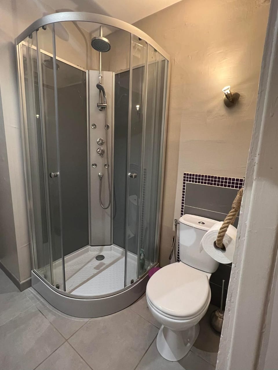 Shower, Toilet, towels