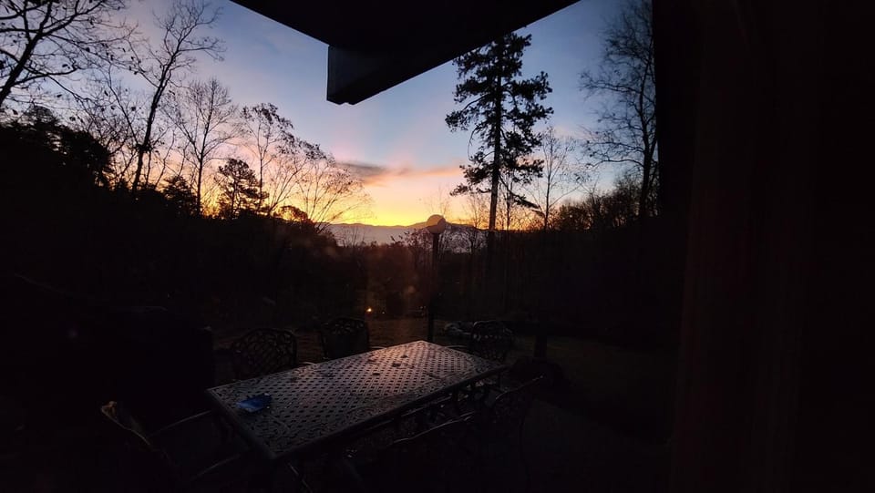 Natural landscape, Mountain view, Sunrise