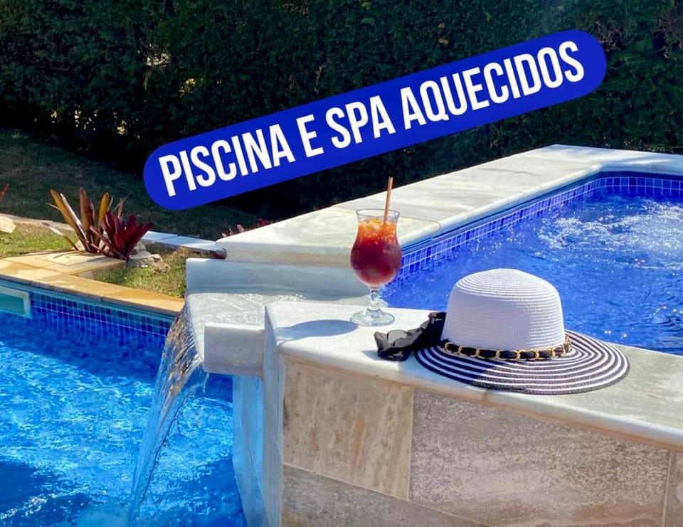 CHACARA EM COND FECHADO WI FI AR CONDIC PISCINA e SPA AQUECIDOS 24h House in State of São Paulo