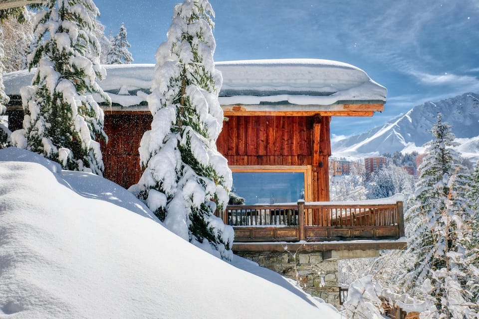 Property building, Skiing, Mountain view, Quiet street view