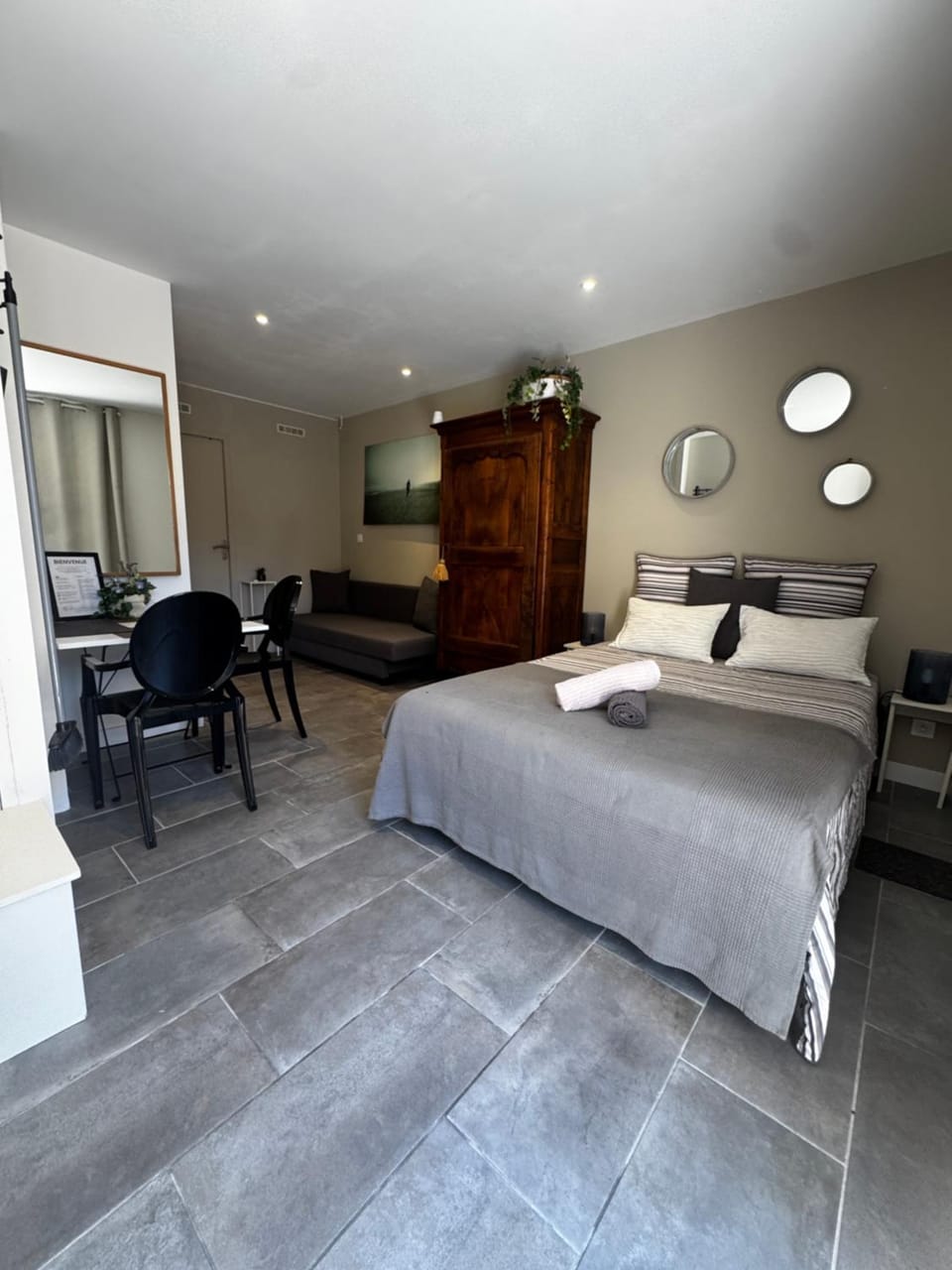 Superbe studio plein pied centre Leucate-Village 24h Apartment in Leucate