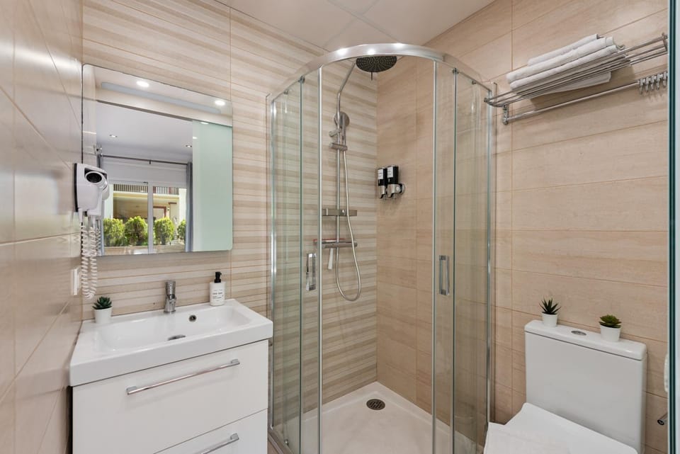 Bathroom, Living room