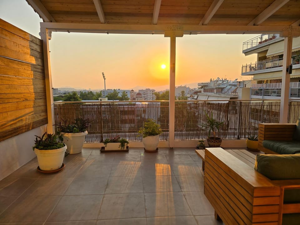 Patio, View (from property/room), Balcony/Terrace, Sunrise, Sunset