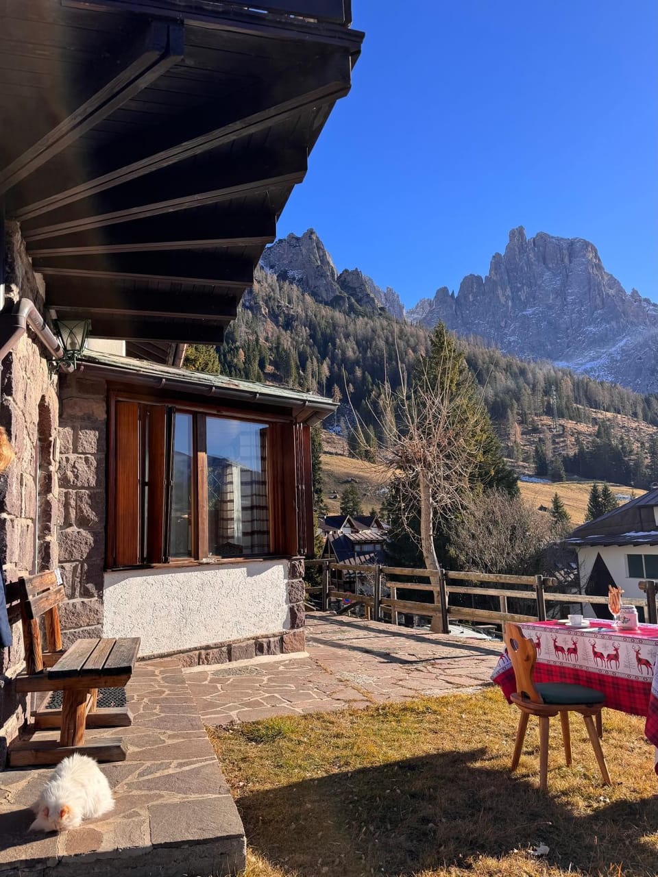 Property building, Spring, Day, Mountain view