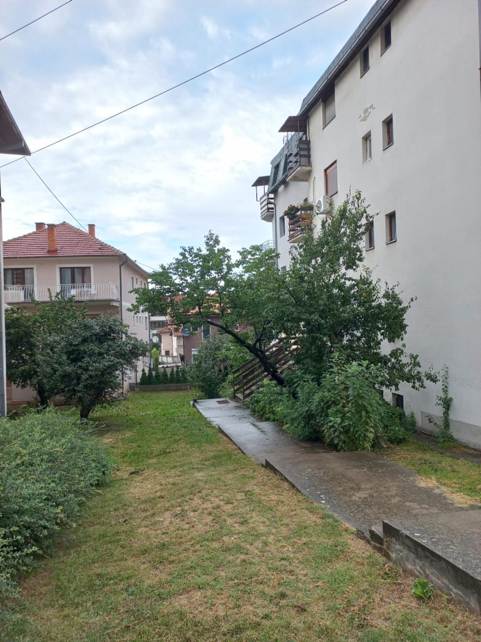 Property building, Garden view