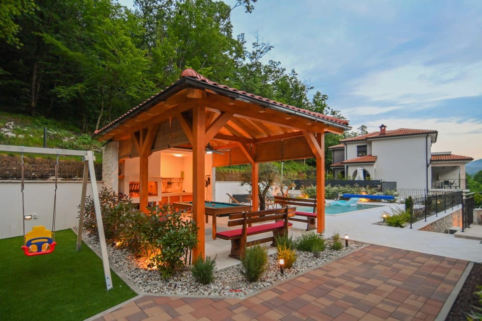 Children play ground, Garden, Evening entertainment, Swimming pool