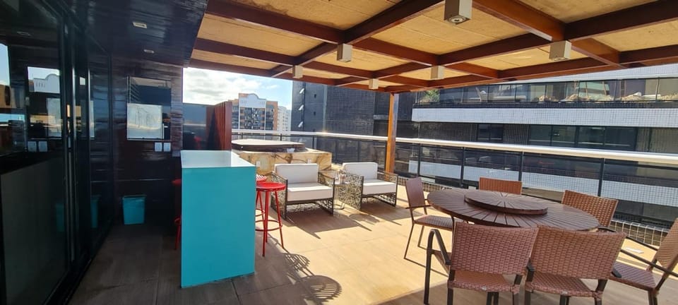 View (from property/room), Balcony/Terrace, Seating area