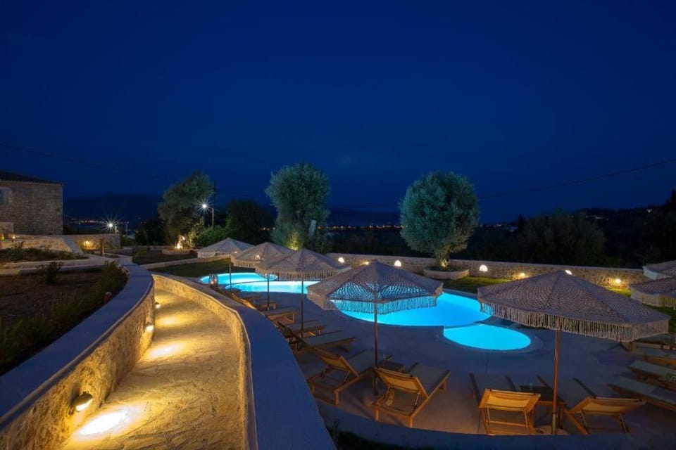 Night, Swimming pool