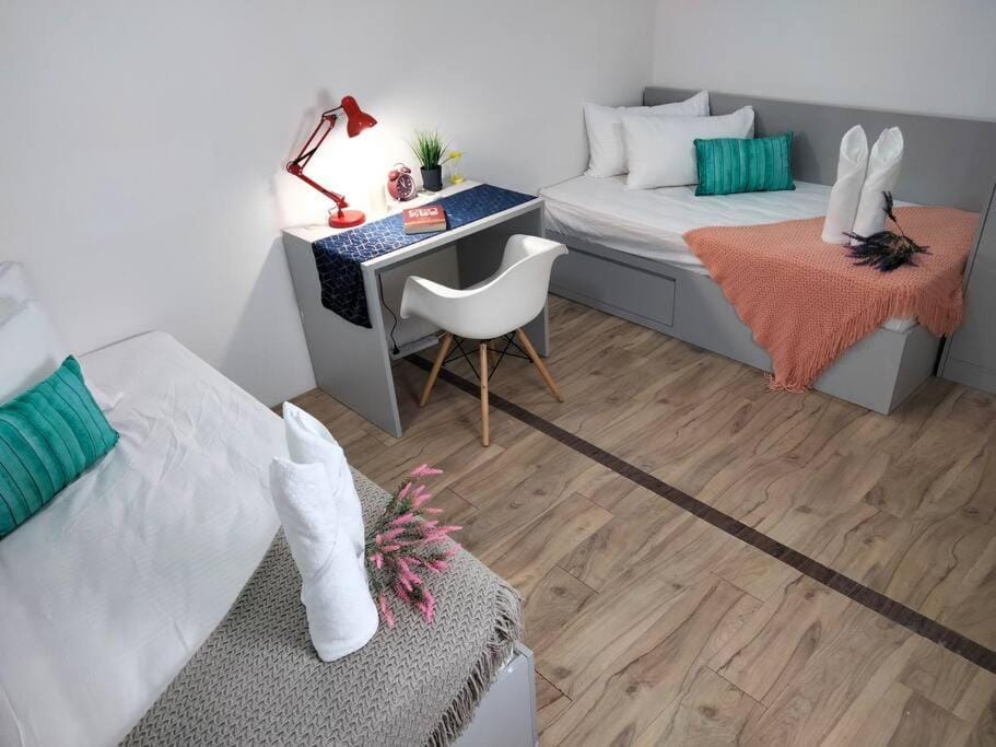 Photo of the whole room, Bedroom