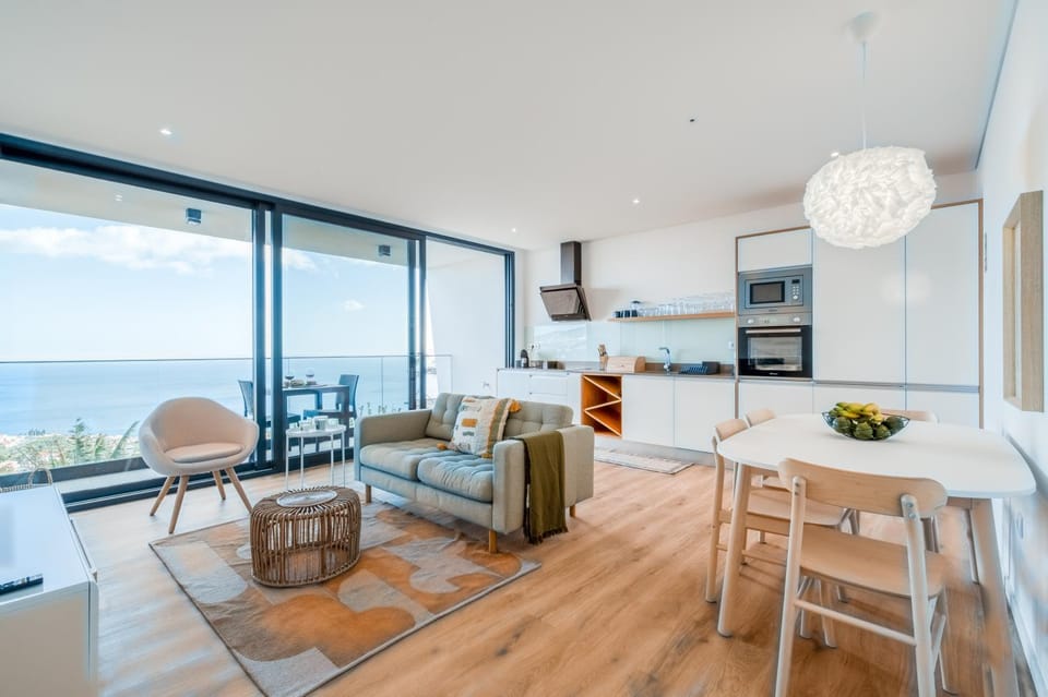 Living room, kitchen