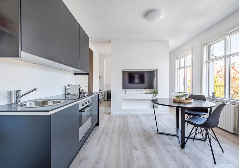 Kitchen or kitchenette, minibar, pet friendly, stove