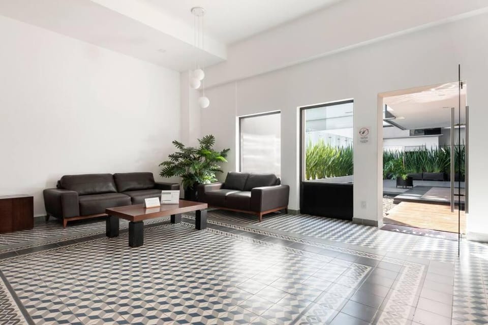 Beautiful loft. King size bed. 150 Mbps internet. Apartment in Mexico City