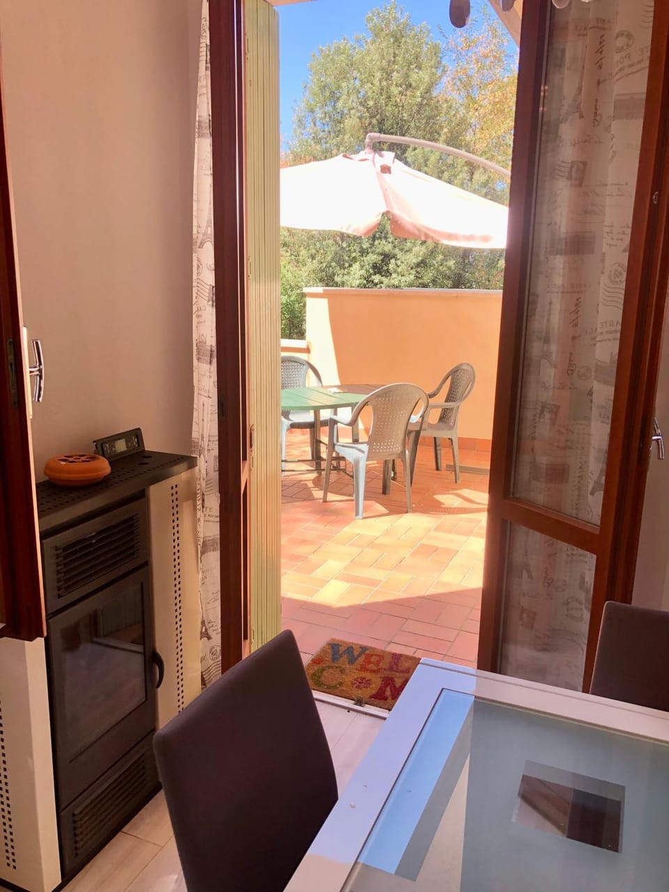 Balcony/Terrace, Garden view